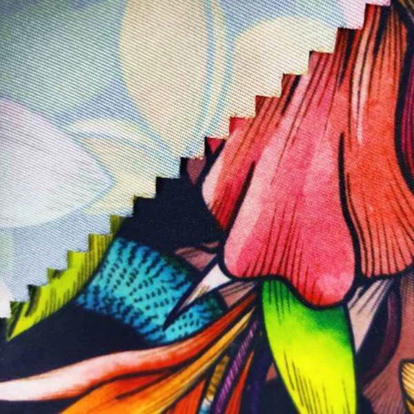 Custom Printed Peach Skin Fabric