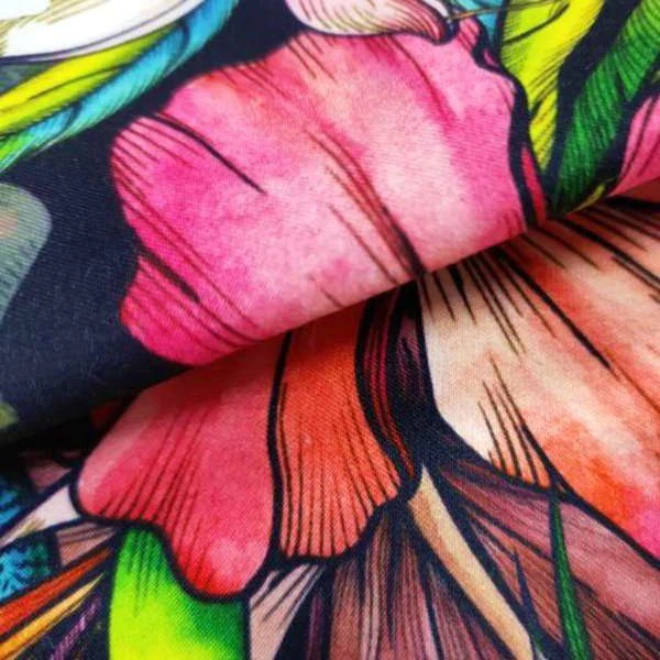 Custom Printed Peach Skin Fabric