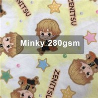 MK280 Custom Print Minky 280gsm