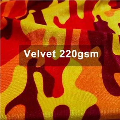 SV220 Custom Print Velvet 220gsm